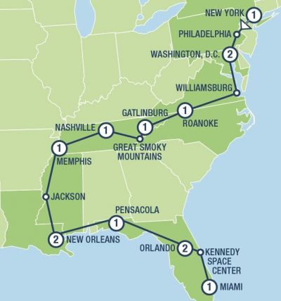 east coast usa bus tours